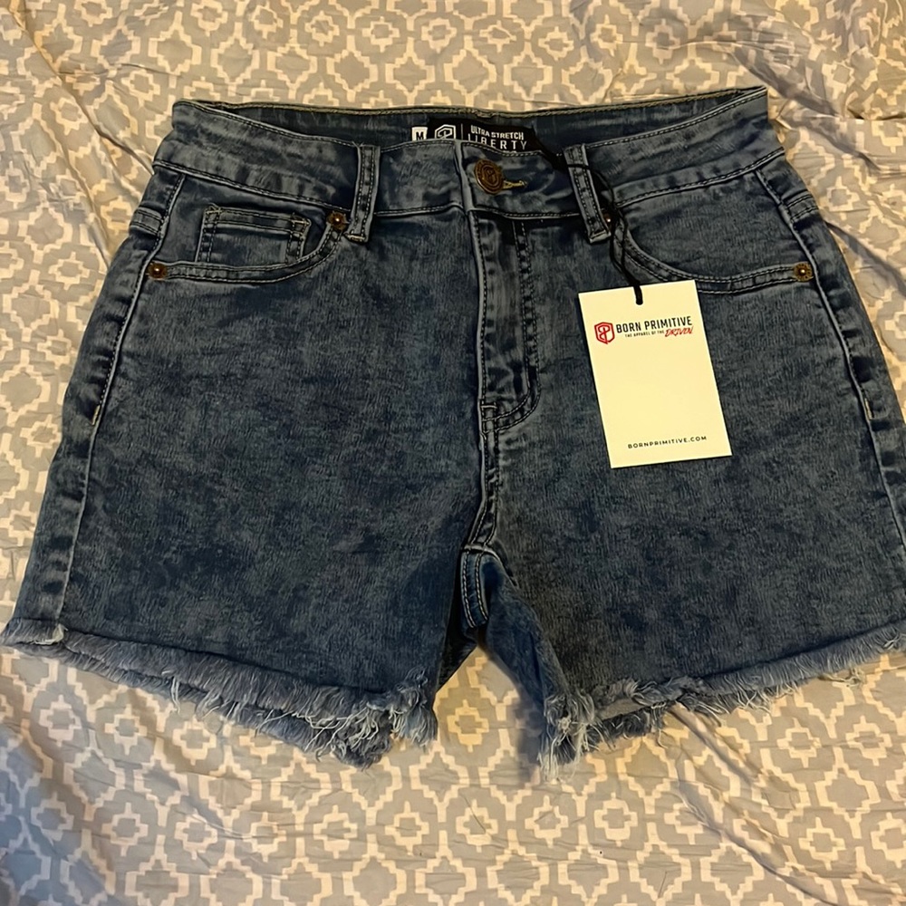 Born primitive Jean shorts